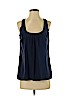 Liquid 100% Polyester Blue Sleeveless Blouse Size 4 - photo 1