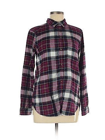 American Eagle Outfitters Long Sleeve Button-Down Shirt (view 1)