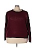 Brave Troops 100% Acrylic Burgundy Pullover Sweater Size 24 - photo 1