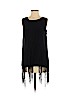 Twelfth Street by Cynthia Vincent 100% Rayon Black Sleeveless Top Size M - photo 1