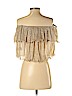 TOBI Tan Short Sleeve Blouse Size S - photo 2