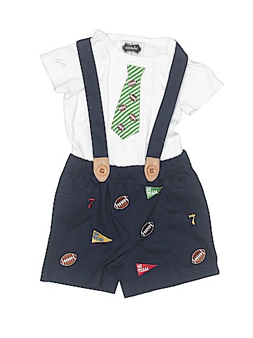 Mud Pie Overall Shorts (view 1)