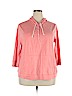 Old Navy Pink 3/4 Sleeve Henley Size XXL - photo 1