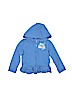 OshKosh B'gosh 100% Cotton Solid Blue Zip Up Hoodie Size 3 - photo 1