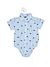 The Children's Place 100% Cotton Blue Short Sleeve Onesie Size 0-3 mo - photo 1