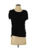 H&M 100% Viscose Black Short Sleeve Top Size S - photo 1
