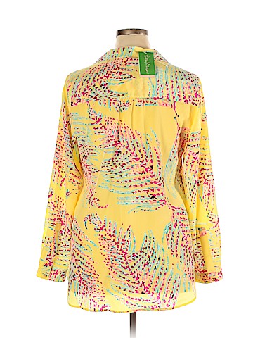 Lilly Pulitzer Long Sleeve Silk Top (view 2)