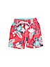 Old Navy 100% Polyester Floral Red Board Shorts Size 12-18 mo - photo 1