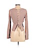 Intermix Tan Long Sleeve Top Size S - photo 2