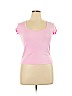 Express Pink Short Sleeve Top Size XL - photo 1