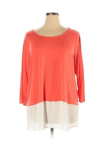 a.n.a. A New Approach 3/4 Sleeve Top (view 1)