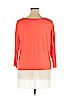 a.n.a. A New Approach Orange 3/4 Sleeve Top Size 1X - photo 2