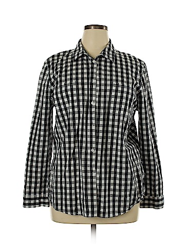 Jaclyn Smith Long Sleeve Button-Down Shirt (view 1)