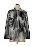 Jaclyn Smith 100% Cotton Black Long Sleeve Button-Down Shirt Size XXL - photo 1