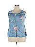 Avenue Blue Sleeveless Top Size 18 - 20 Plus - photo 1