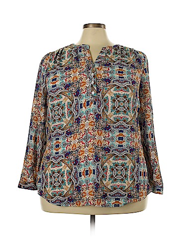 Lifestyle Attitude Long Sleeve Blouse (view 1)