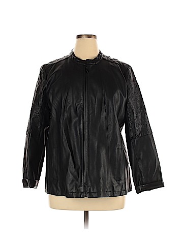 Dennis by Dennis Basso Faux Leather Jacket (view 1)