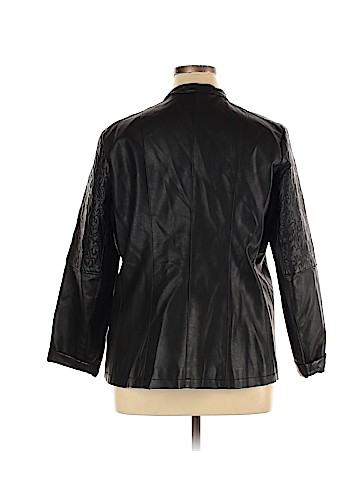 Dennis by Dennis Basso Faux Leather Jacket (view 2)