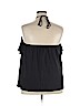 Torrid 100% Polyester Black Sleeveless Blouse Size 2X Plus (2) - photo 2