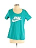 Nike 100% Cotton Blue Short Sleeve T-Shirt Size M - photo 1