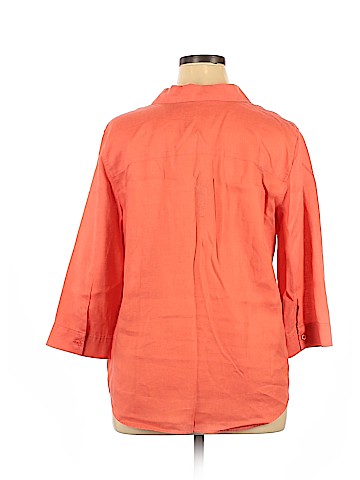 Chico's 3/4 Sleeve Button-Down Shirt (view 2)