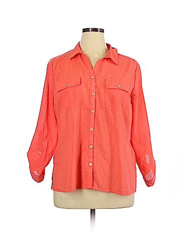 Rebecca Malone Long Sleeve Button-Down Shirt (view 1)