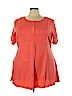 D&Co. Pink Short Sleeve Top Size 2X - photo 1