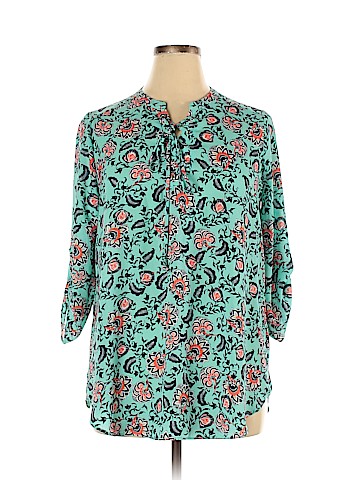 Decree 3/4 Sleeve Blouse (view 1)