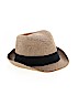 Nordstrom 100% Paper Solid Tan Fedora One size - photo 1