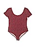 Forever 21 Burgundy Bodysuit Size L - photo 1