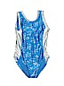 Basic Moves Blue One Piece Swimsuit Size 4 - 5 - photo 1