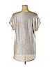 Chico's 100% Polyester Gold Short Sleeve Blouse Size XL (3) - photo 2
