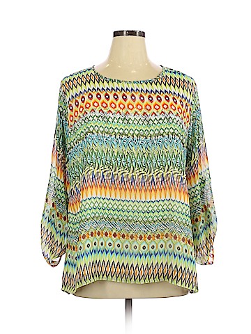 Calessa 3/4 Sleeve Blouse (view 1)