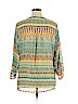 Calessa 100% Polyester Green 3/4 Sleeve Blouse Size XL - photo 2