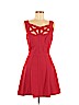 BCBGMAXAZRIA Red Cocktail Dress Size 10 - photo 1
