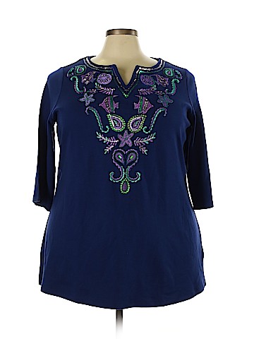 Quacker Factory 3/4 Sleeve Top (view 1)