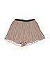 H&M 100% Polyester Tan Dressy Shorts Size 4 - photo 1