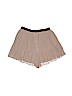 H&M 100% Polyester Tan Dressy Shorts Size 4 - photo 2