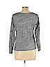 Ann Taylor LOFT 100% Cotton Gray Long Sleeve T-Shirt Size L (petite) - photo 2