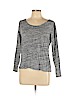 Ann Taylor LOFT 100% Cotton Gray Long Sleeve T-Shirt Size L (petite) - photo 1