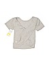 Zella Girl Solid Gray Short Sleeve Top Size 10 - 12 - photo 2