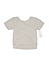 Zella Girl Solid Gray Short Sleeve Top Size 10 - 12 - photo 1