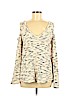 LnA 100% Cotton Ivory Long Sleeve Top Size M - photo 1