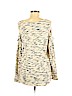 LnA 100% Cotton Ivory Long Sleeve Top Size M - photo 2