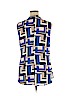 Alfani 100% Polyester Blue Sleeveless Blouse Size 14 - photo 2