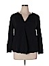 Old Navy Black Long Sleeve Blouse Size XL - photo 1