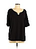 Ellen Tracy Black Short Sleeve T-Shirt Size XXL - photo 1