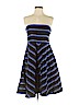 Halston Heritage Blue Cocktail Dress Size 4 - photo 1