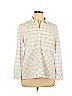 J.jill White Long Sleeve Button-Down Shirt Size XL - photo 1