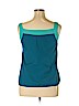 Unbranded Blue Sleeveless Blouse Size XL - photo 2